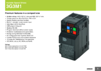 3G3M1 Sandart Datasheet